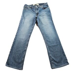 Gap Jeans Womens 10 Blue Denim Medium Wash Stretch Grunge Boot Cut Streetwear